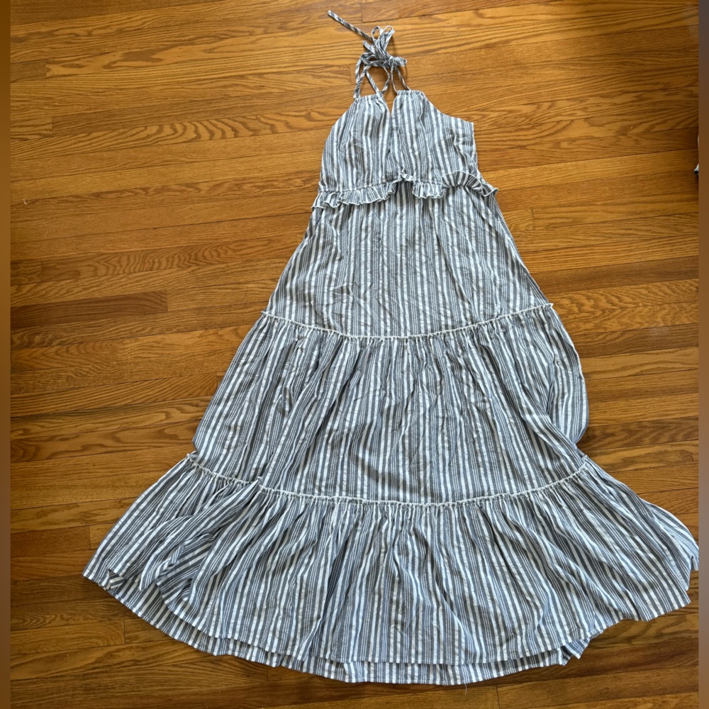 Pink Lily Striped Dress